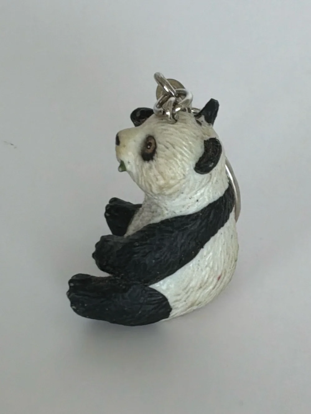 Panda Keychain Pet Accessory in Black and White